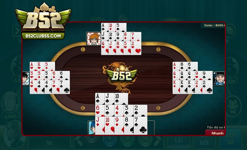 Chi tiết cách chơi Mậu Binh tại B52 Club
